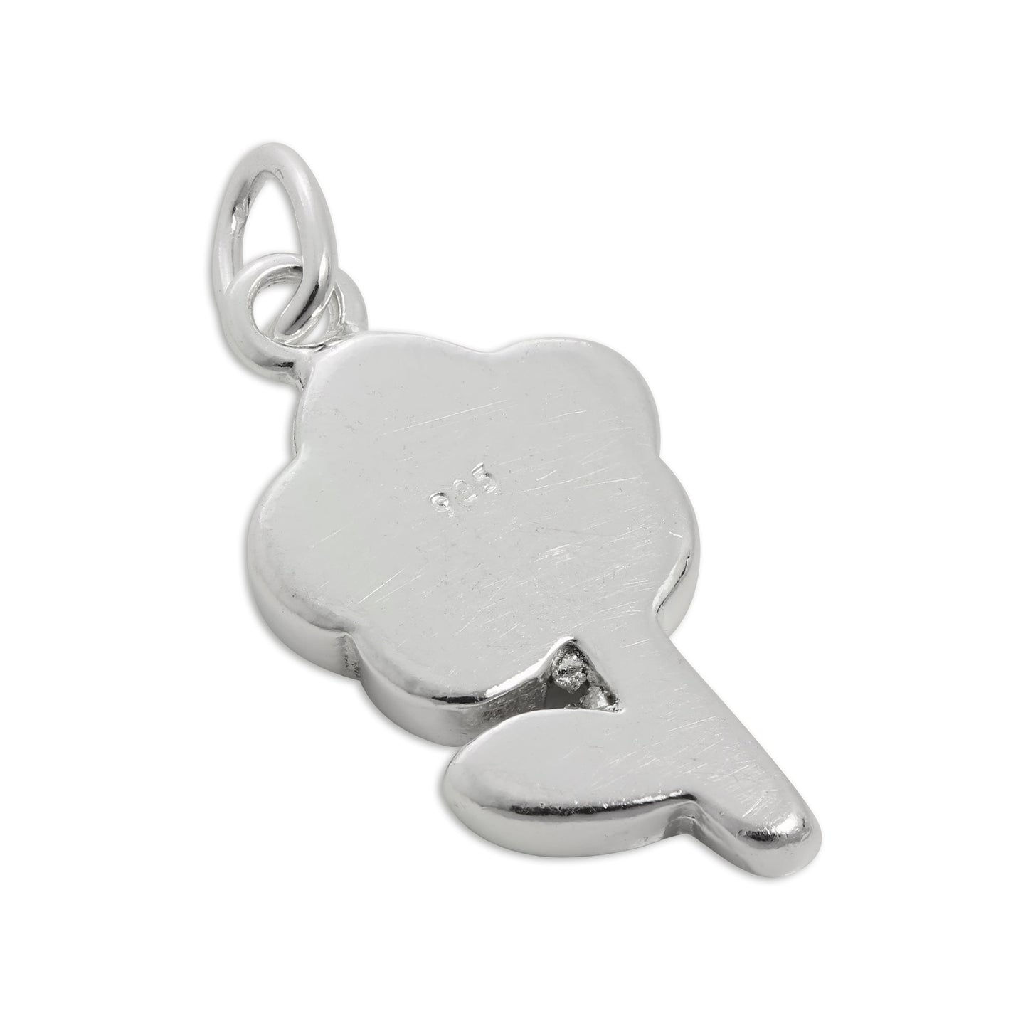 Sterling Silver & Enamel Flower Charm