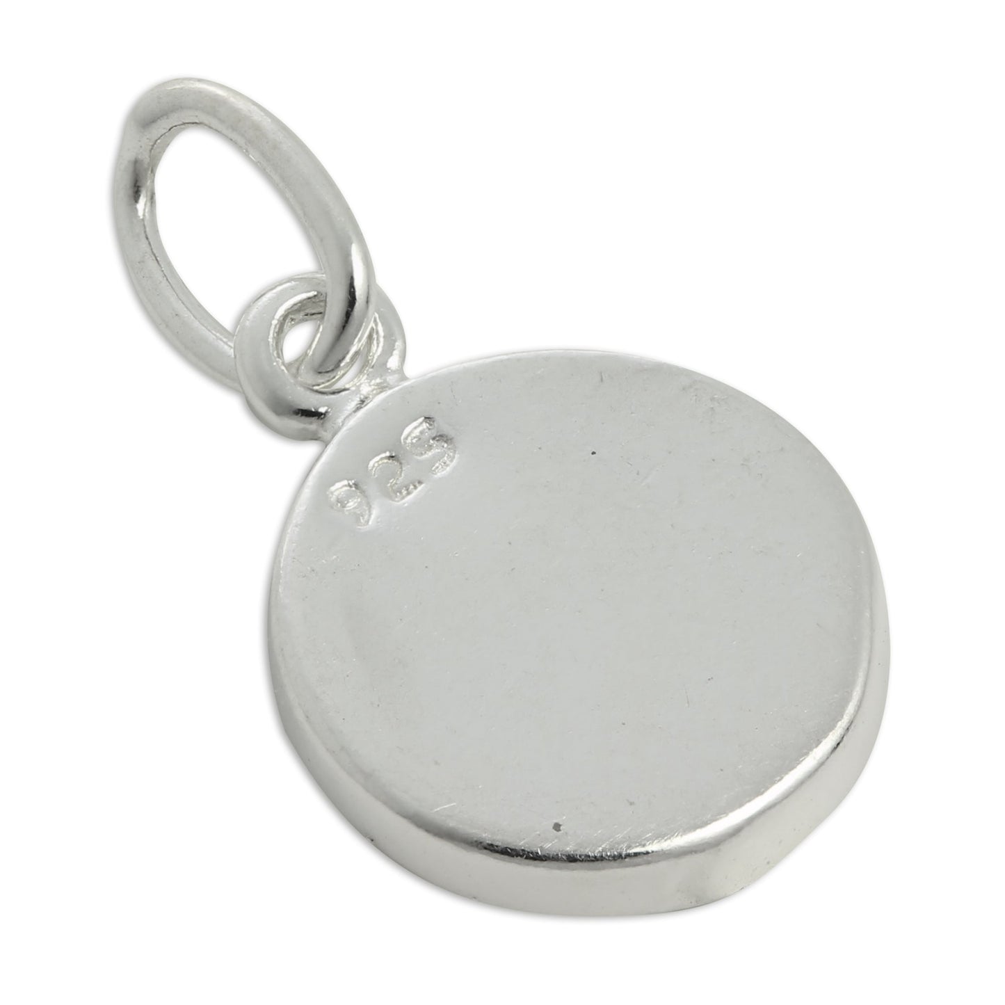 Sterling Silver & Yellow Enamel Sticking Out Tongue Smiley Face Charm