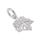 Sterling Silver Filigree Leaf Charm