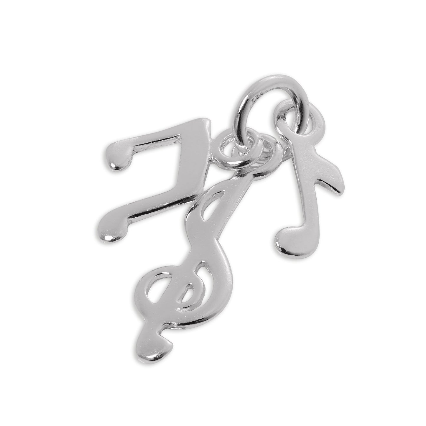 Sterling Silver Music Notes Charm