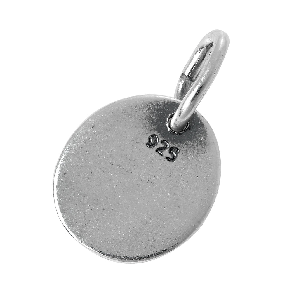 Sterling Silver Baby Feet Print Charm