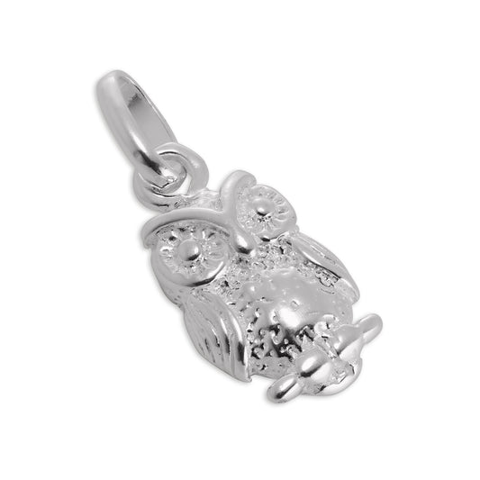 Sterling Silver Owl Charm