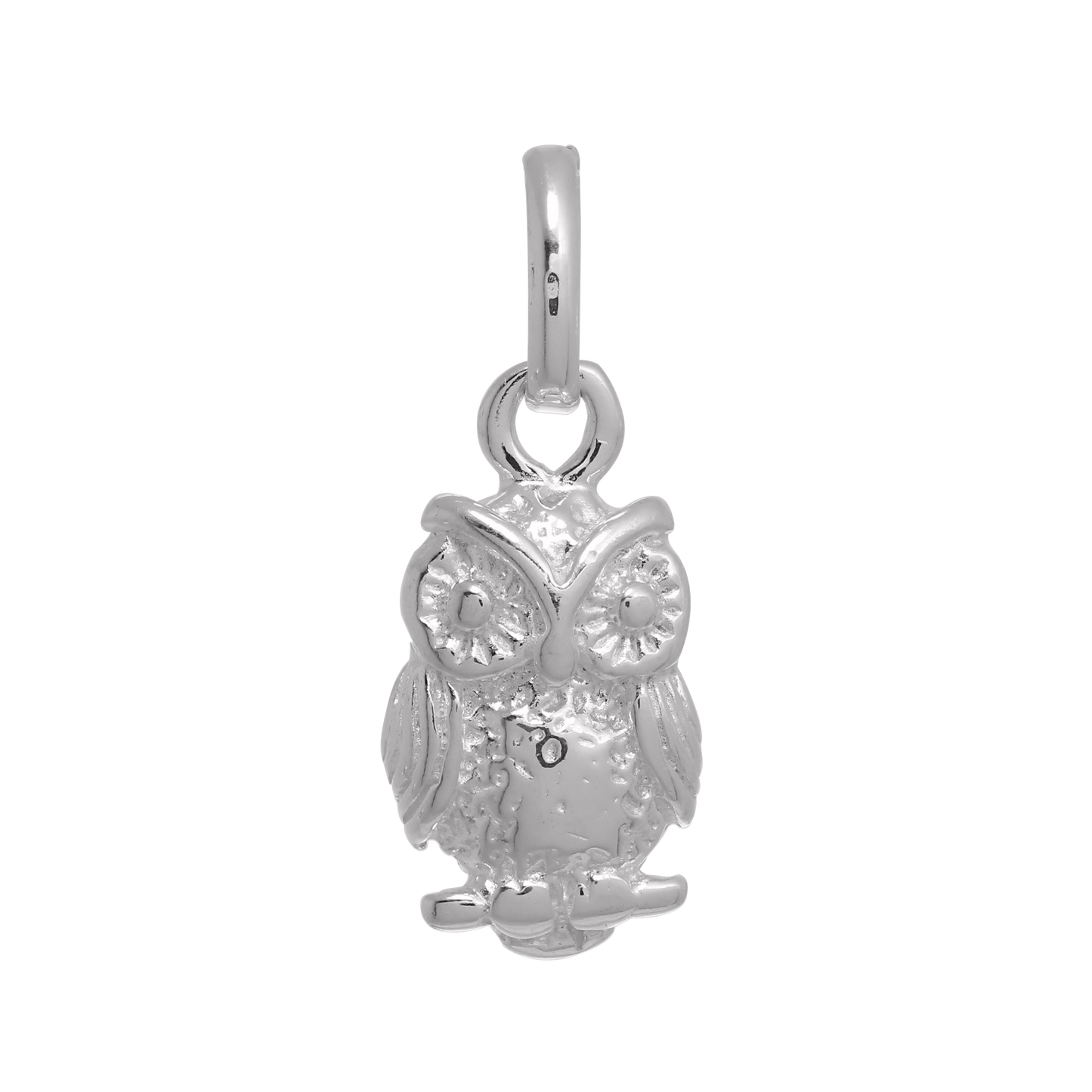 Sterling Silver Owl Charm