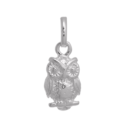 Sterling Silver Owl Charm