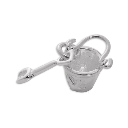 Sterling Silver Bucket & Spade Charm