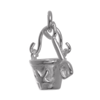 Sterling Silver Bucket & Spade Charm