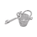 Sterling Silver Bucket & Spade Charm