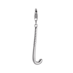 Sterling Silver Hockey Stick Clip on Charm
