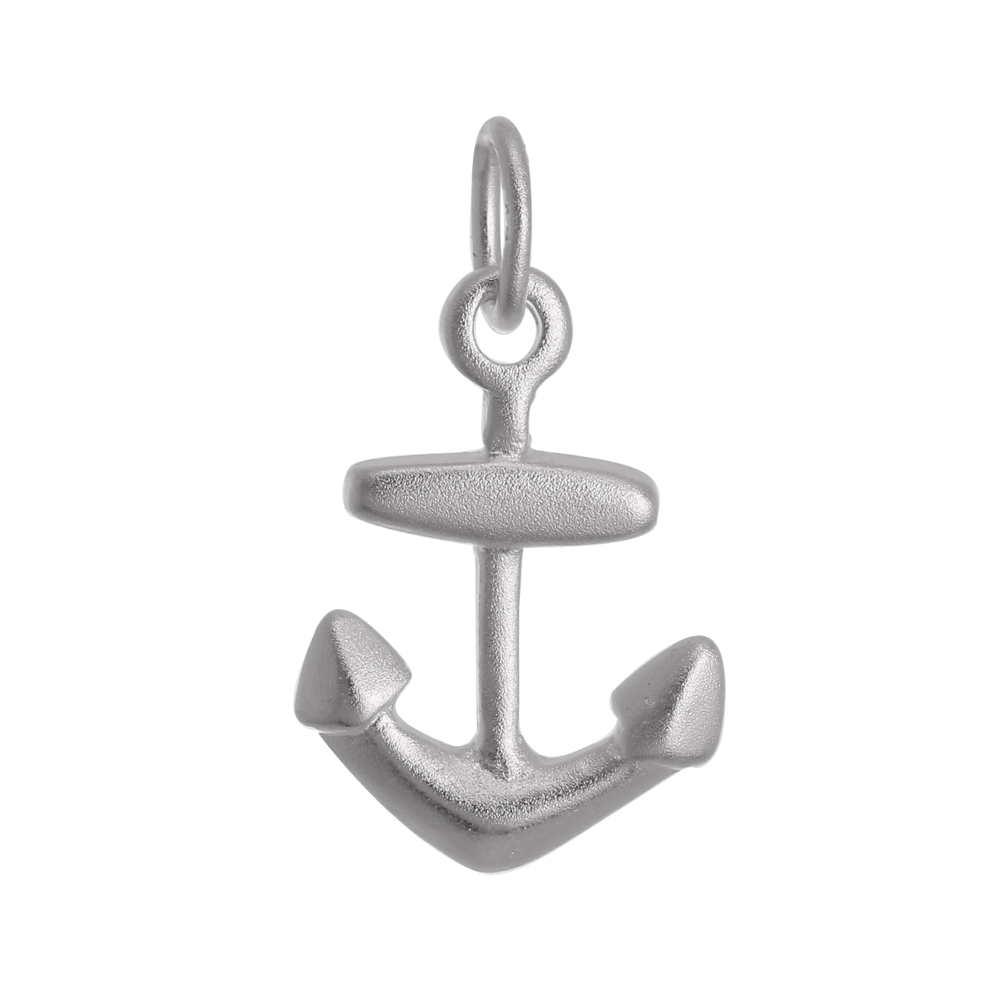 Sterling Silver 3D Ship Anchor Charm