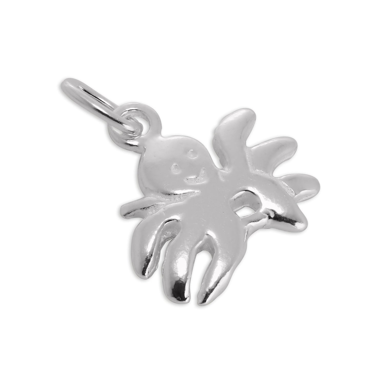 Sterling Silver Octopus Charm