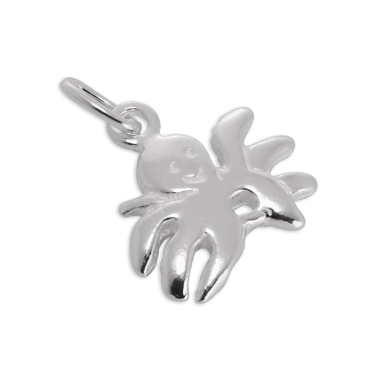 Sterling Silver Octopus Charm