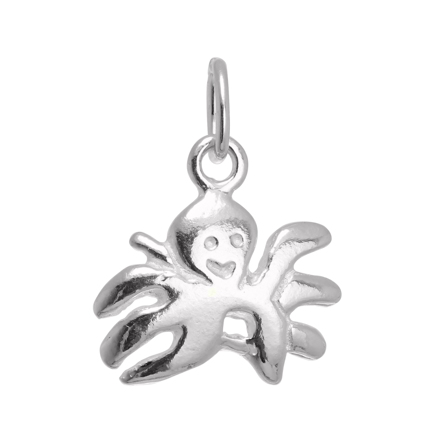 Sterling Silver Octopus Charm