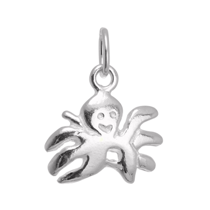Sterling Silver Octopus Charm