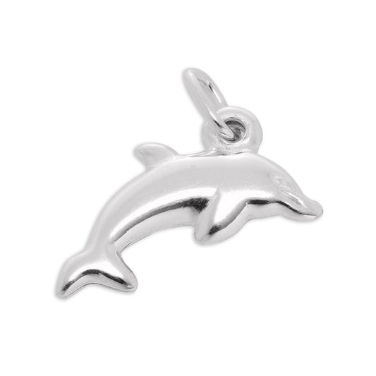 Sterling Silver Jumping Dolphin Charm
