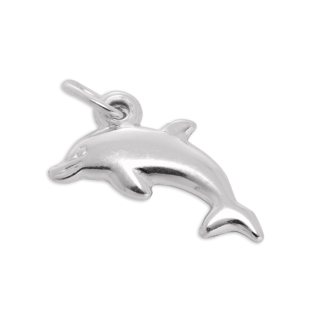Sterling Silver Jumping Dolphin Charm