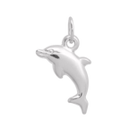 Sterling Silver Jumping Dolphin Charm