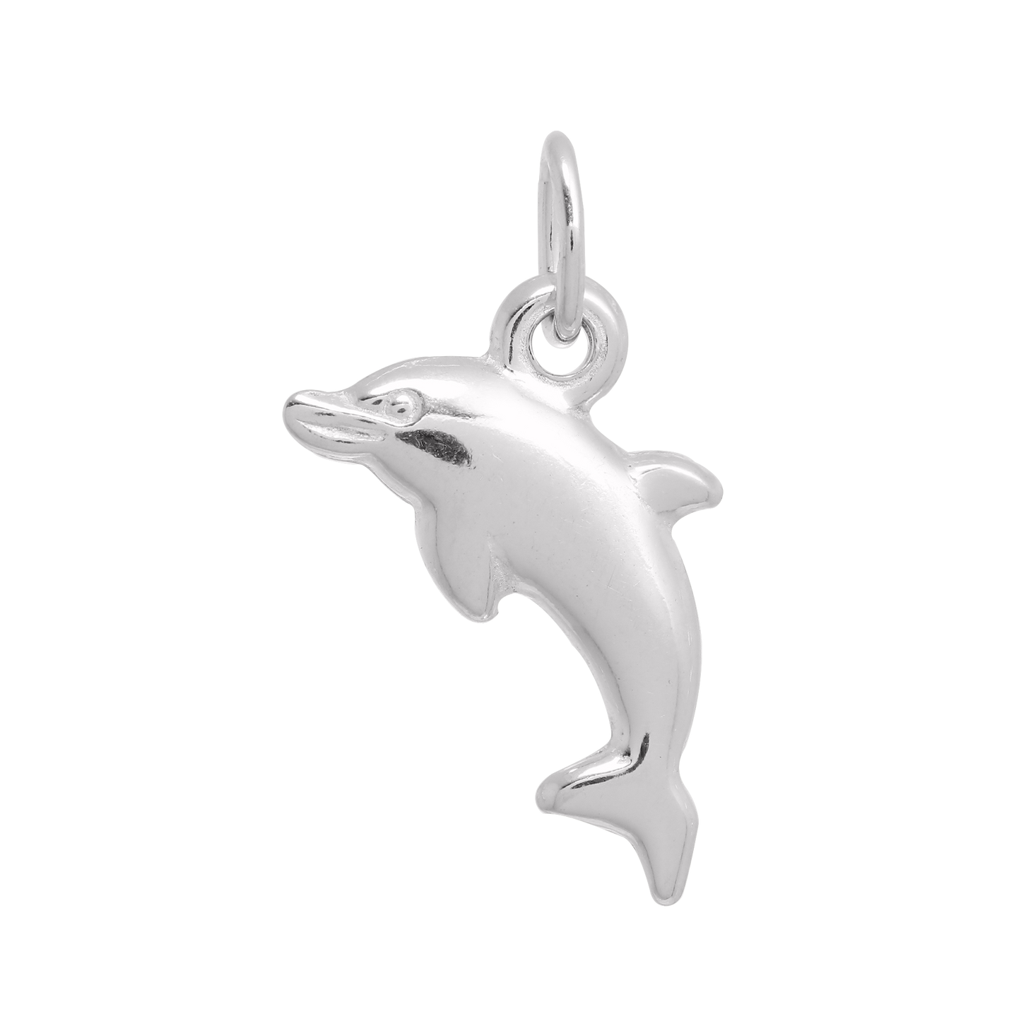 Sterling Silver Jumping Dolphin Charm