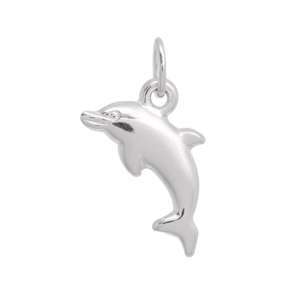 Sterling Silver Jumping Dolphin Charm