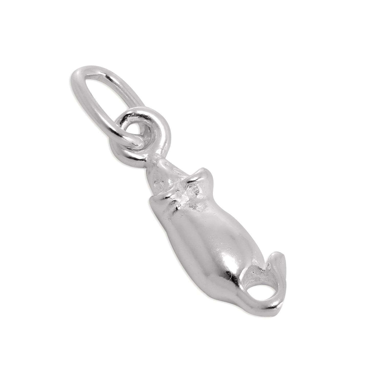 Tiny Sterling Silver Mouse Charm