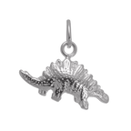 Sterling Silver Stegasaurus Dinosaur Charm