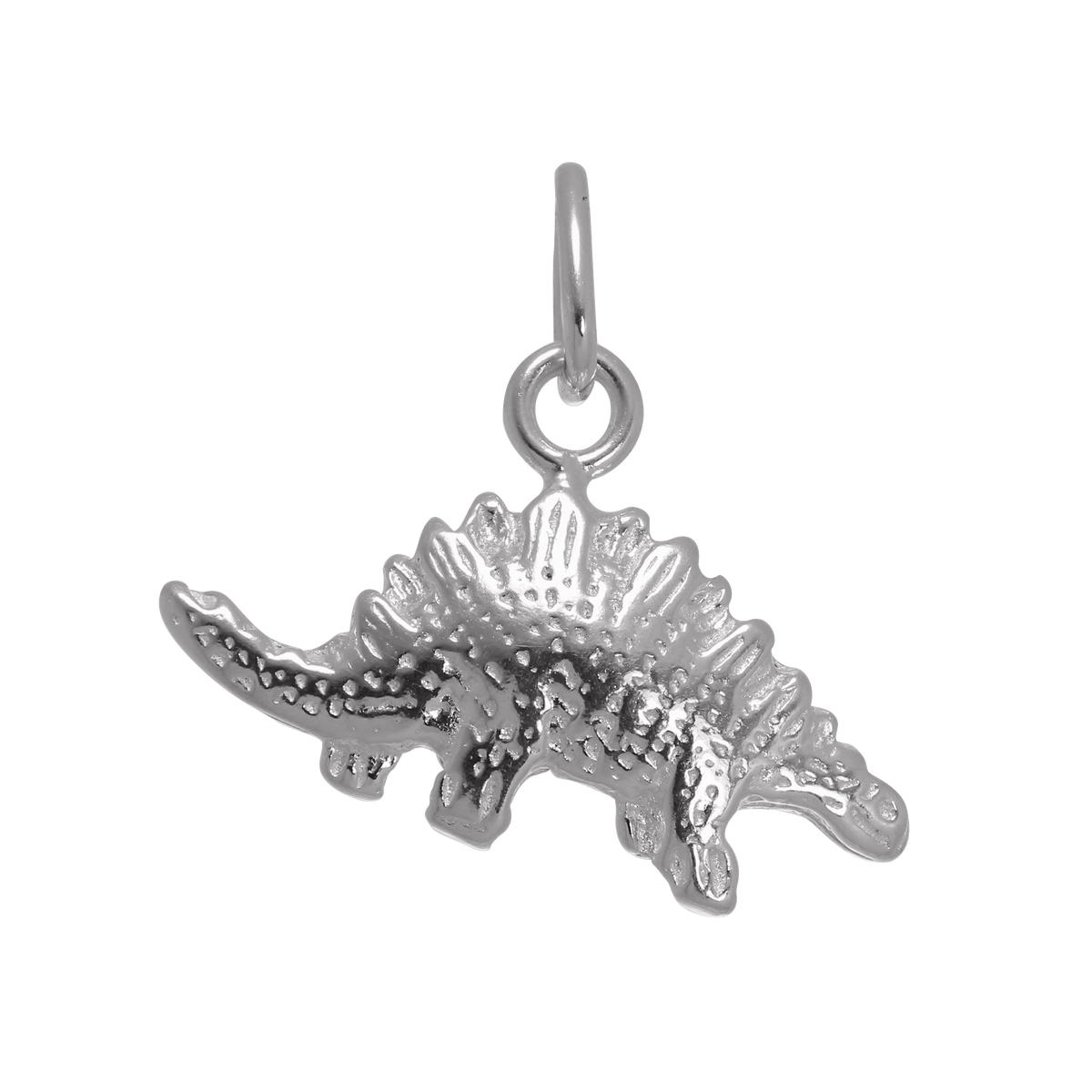 Sterling Silver Stegasaurus Dinosaur Charm