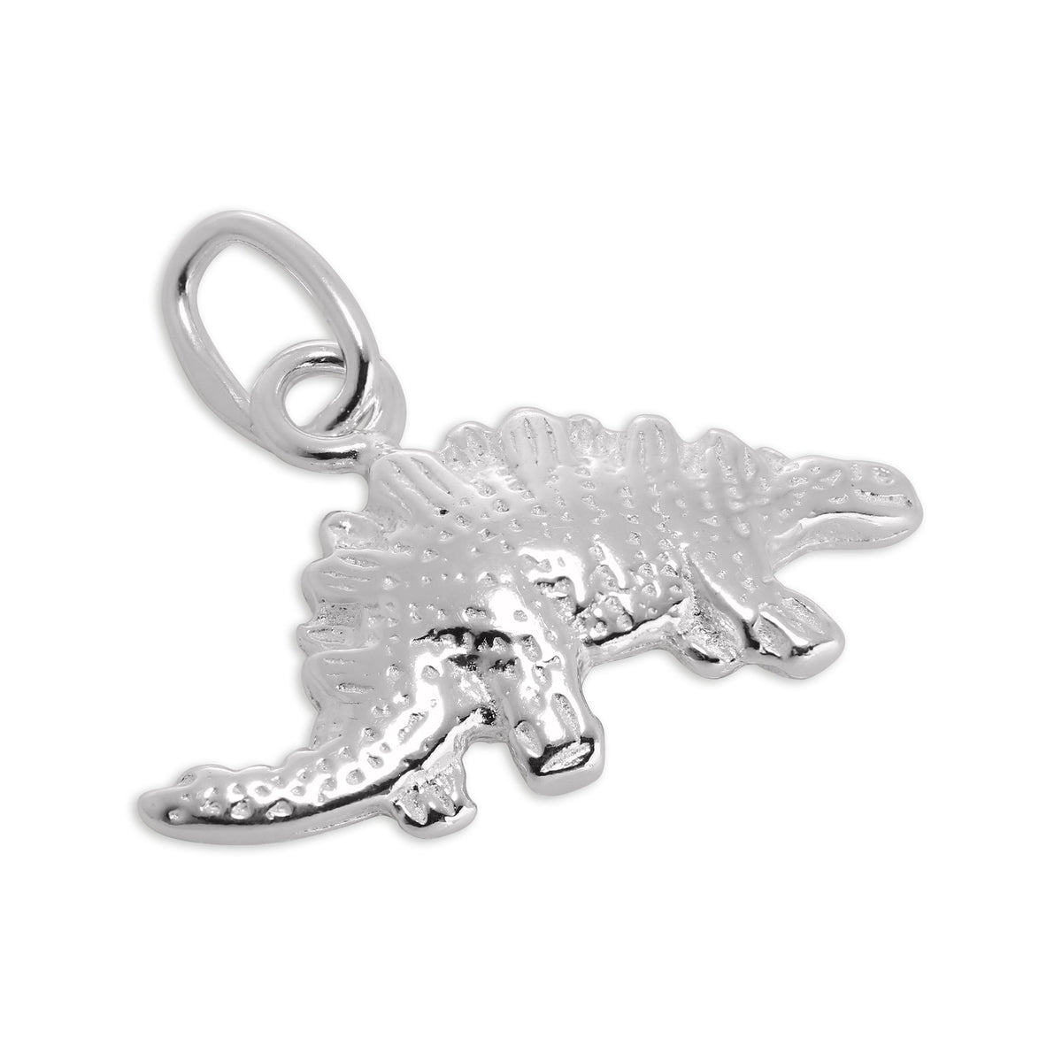 Sterling Silver Stegasaurus Dinosaur Charm