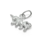 Tiny Sterling Silver Unicorn Charm