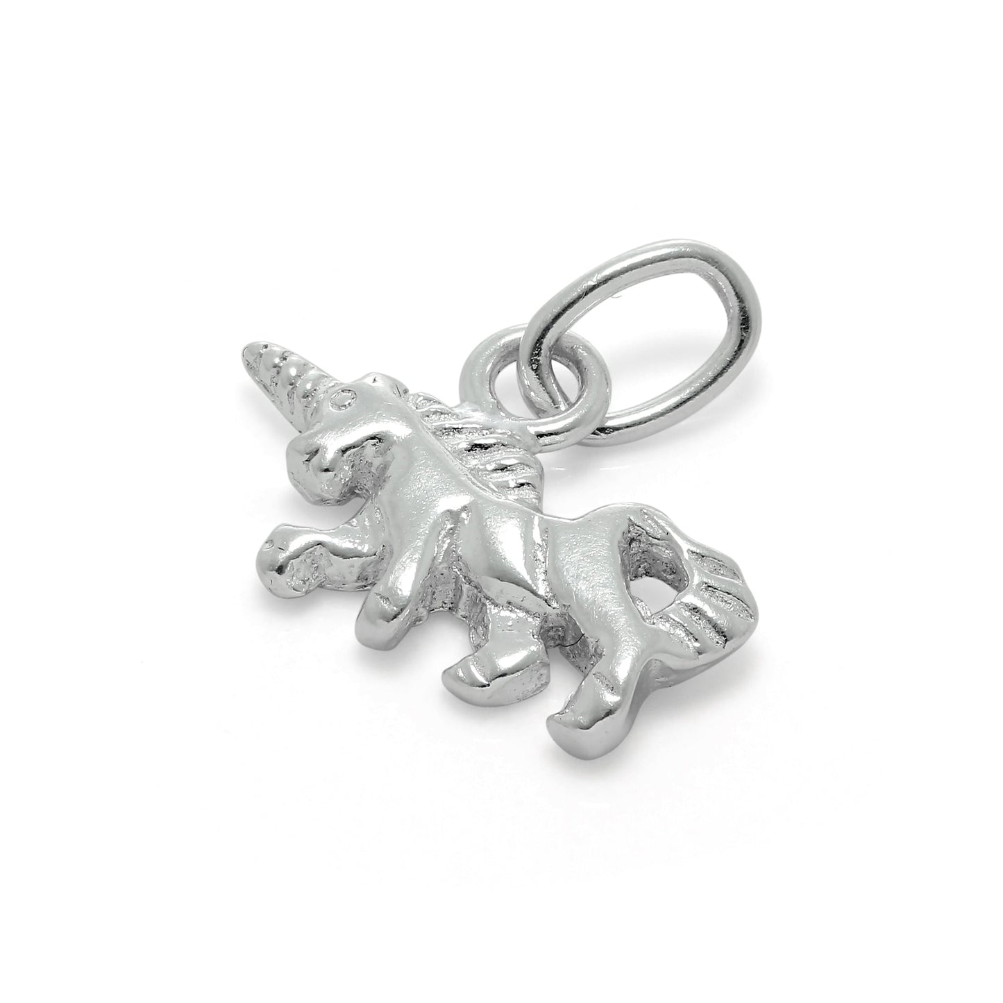Tiny Sterling Silver Unicorn Charm
