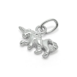 Tiny Sterling Silver Unicorn Charm