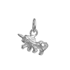 Tiny Sterling Silver Unicorn Charm