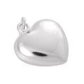 Sterling Silver Puffed Heart Charm