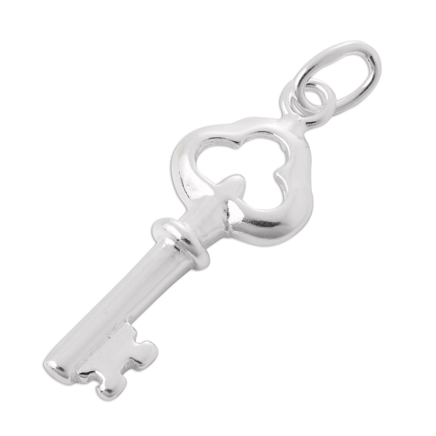 Sterling Silver Old Fashioned Key Charm