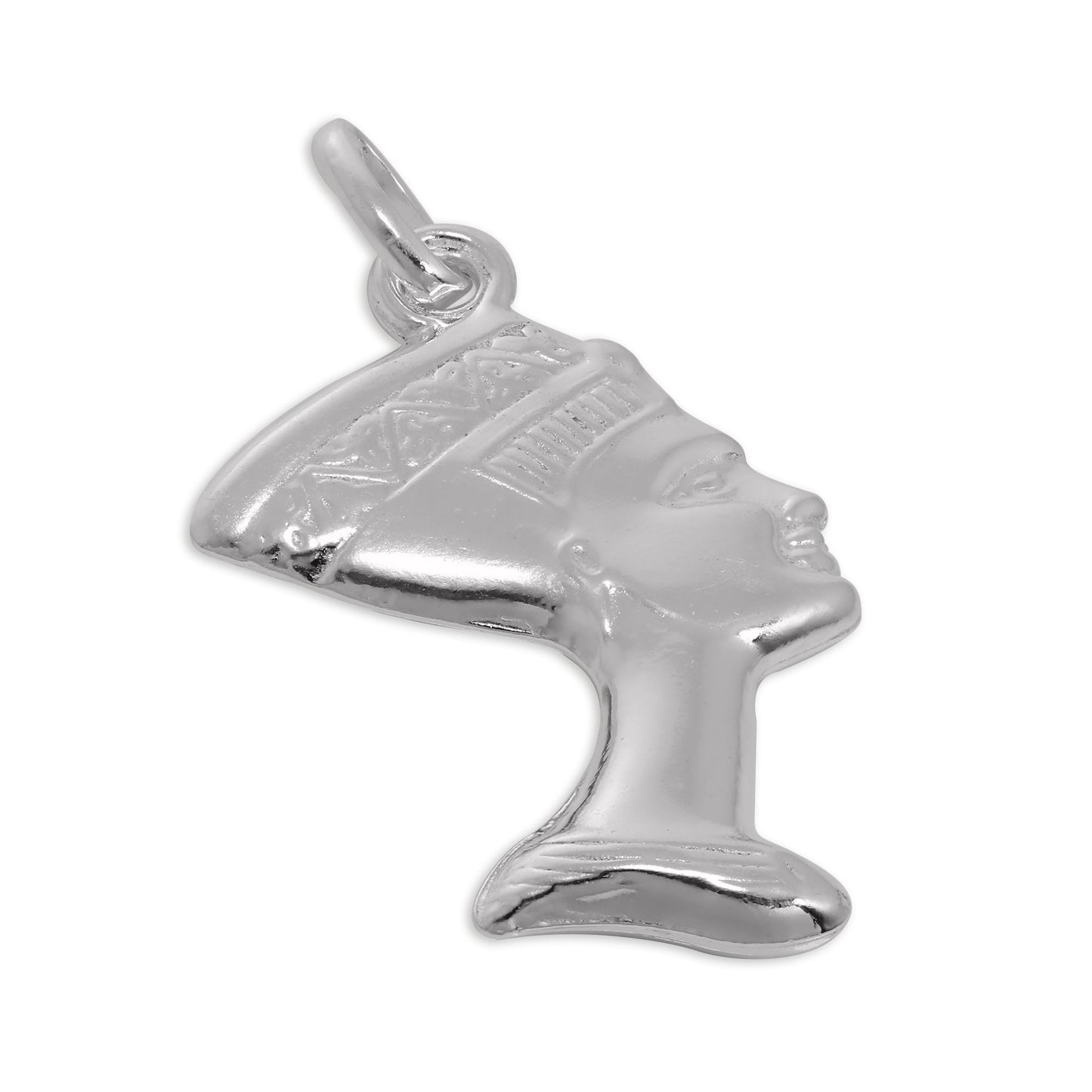 Sterling Silver Nefertiti Head Charm