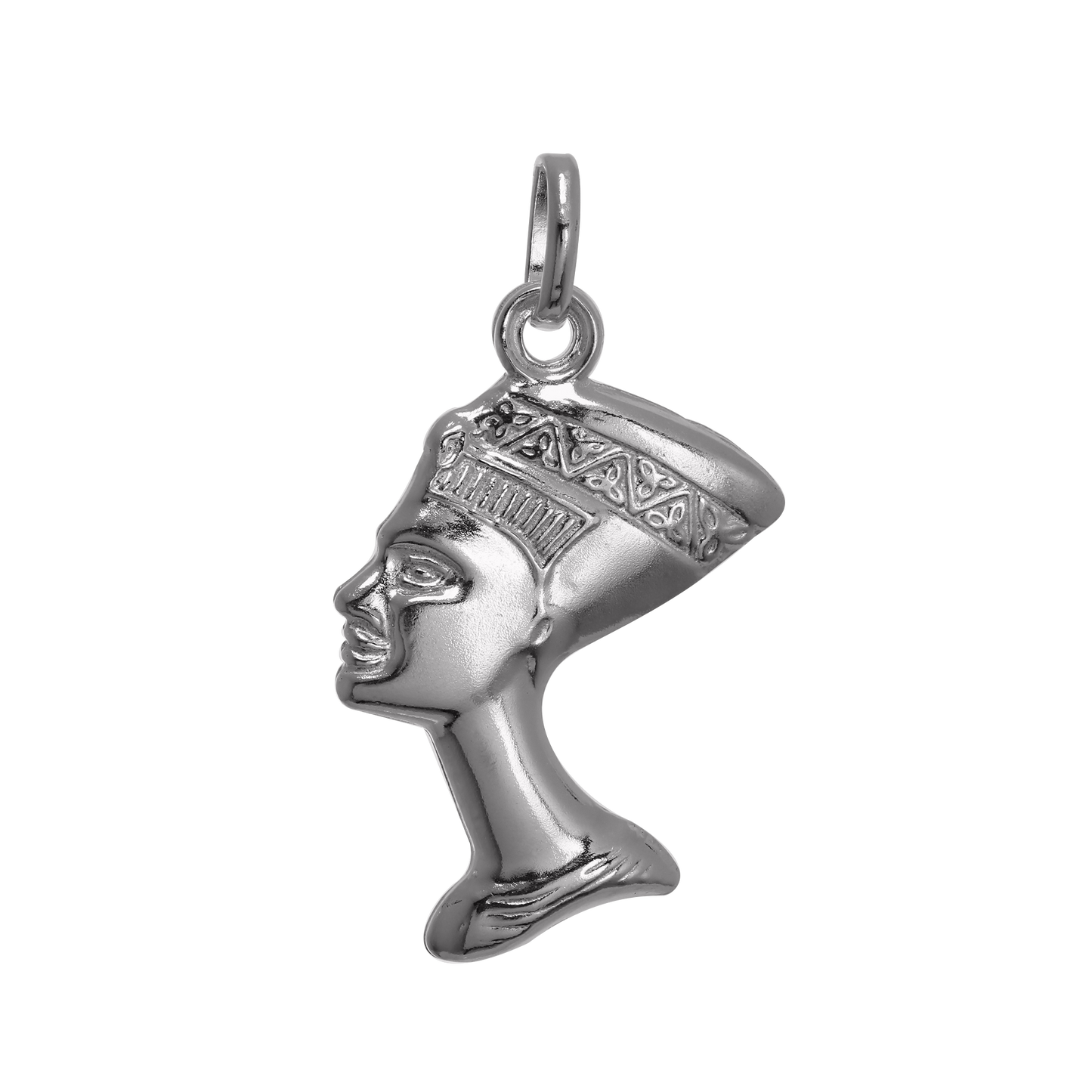 Sterling Silver Nefertiti Head Charm