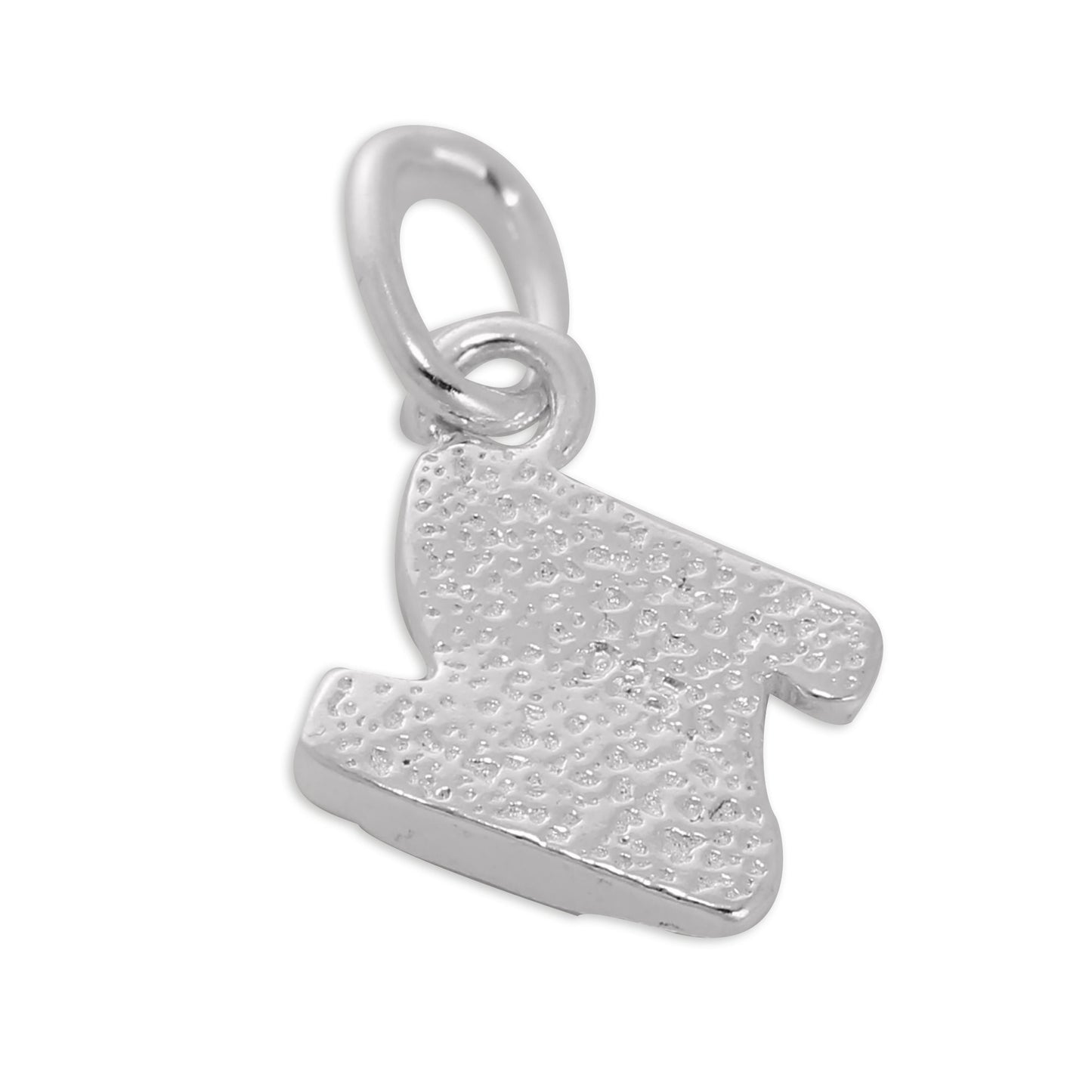 Tiny Sterling Silver Happy Day Scroll Charm