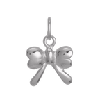Sterling Silver Ribbon Bow Charm