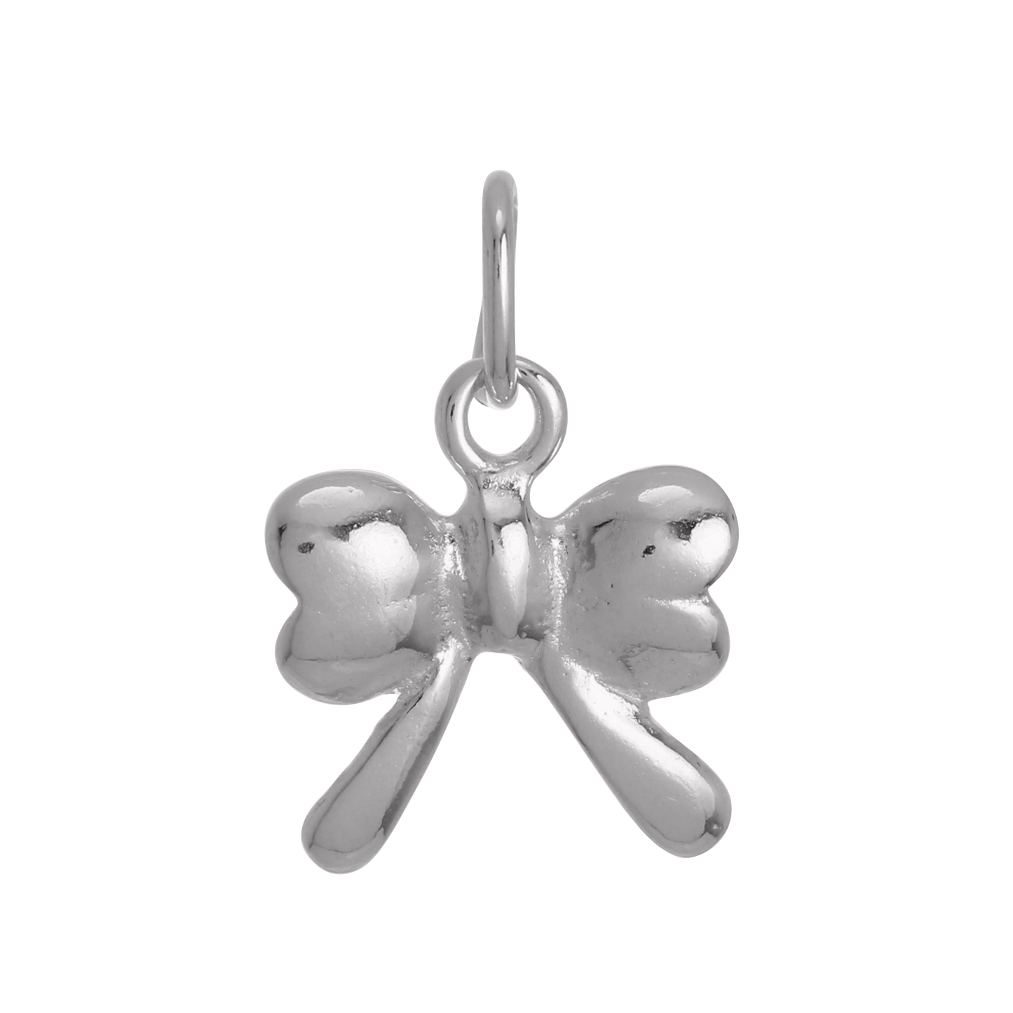 Sterling Silver Ribbon Bow Charm