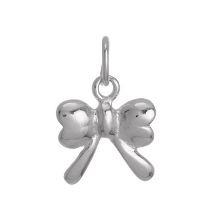 Sterling Silver Ribbon Bow Charm