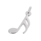 Sterling Silver Semi Quaver Music Note Charm