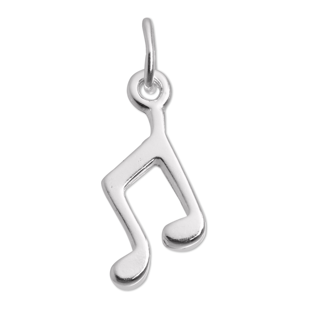 Note Charms Sterling Silver Music Note Charm | TheCharmWorks