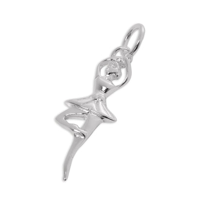 Sterling Silver Ballerina Charm