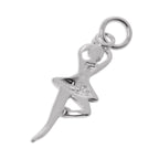 Sterling Silver Ballerina Charm