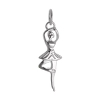 Sterling Silver Ballerina Charm