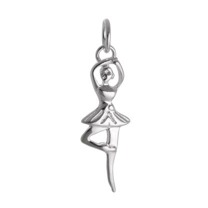 Sterling Silver Ballerina Charm
