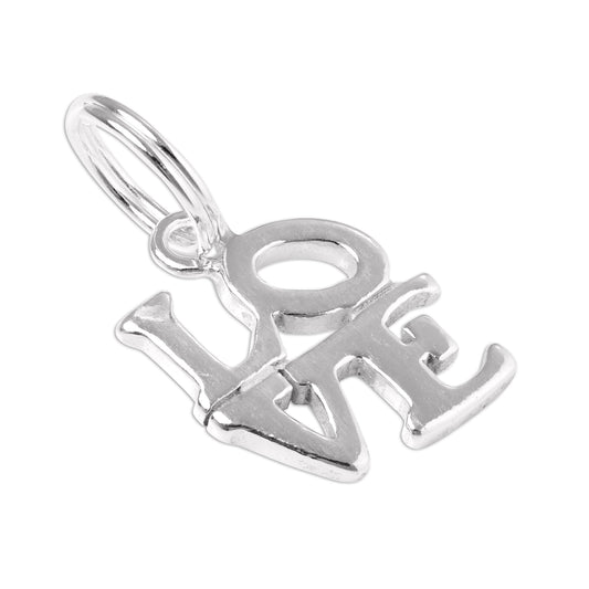 Sterling Silver Love Charm