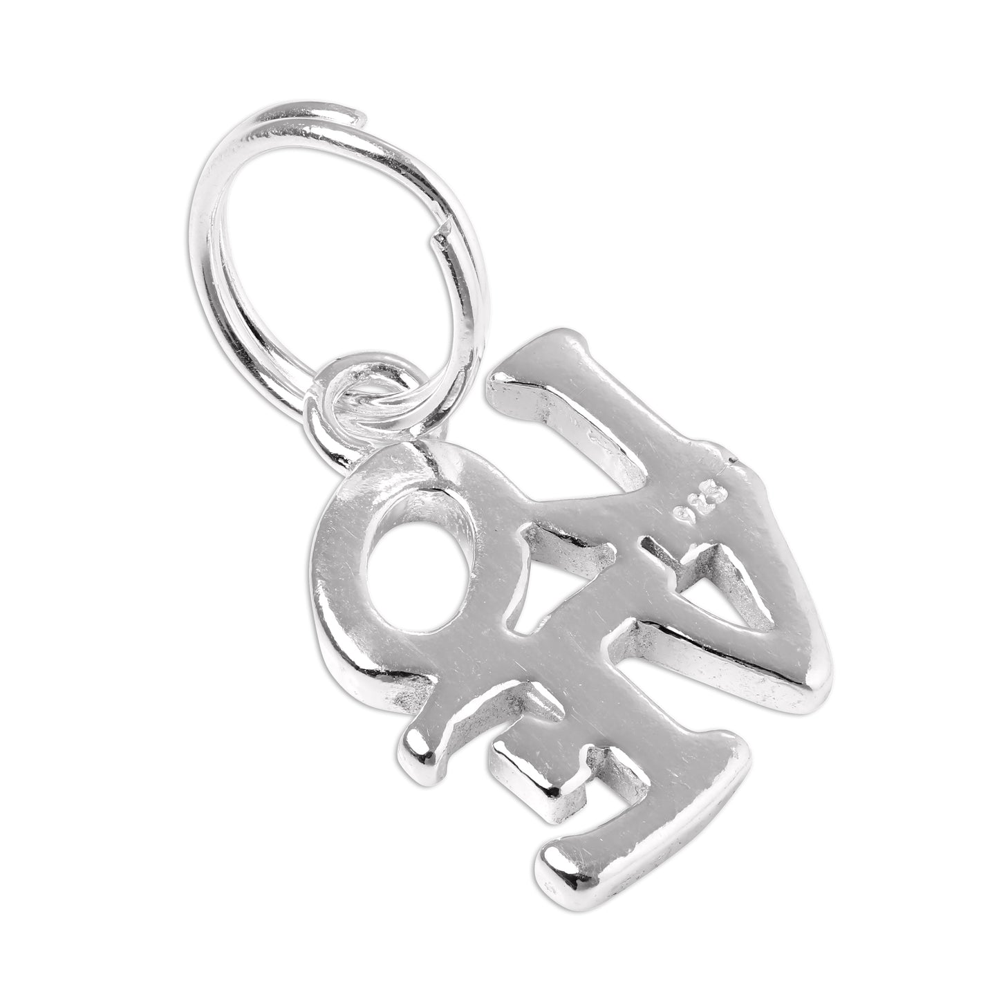 Sterling Silver Love Charm