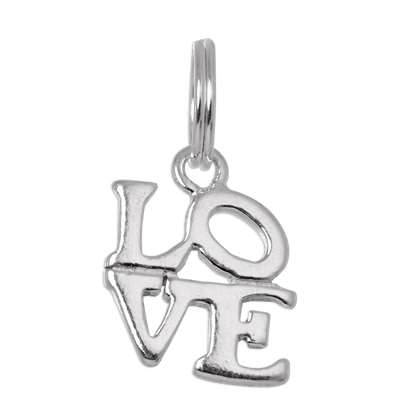 Sterling Silver Love Charm