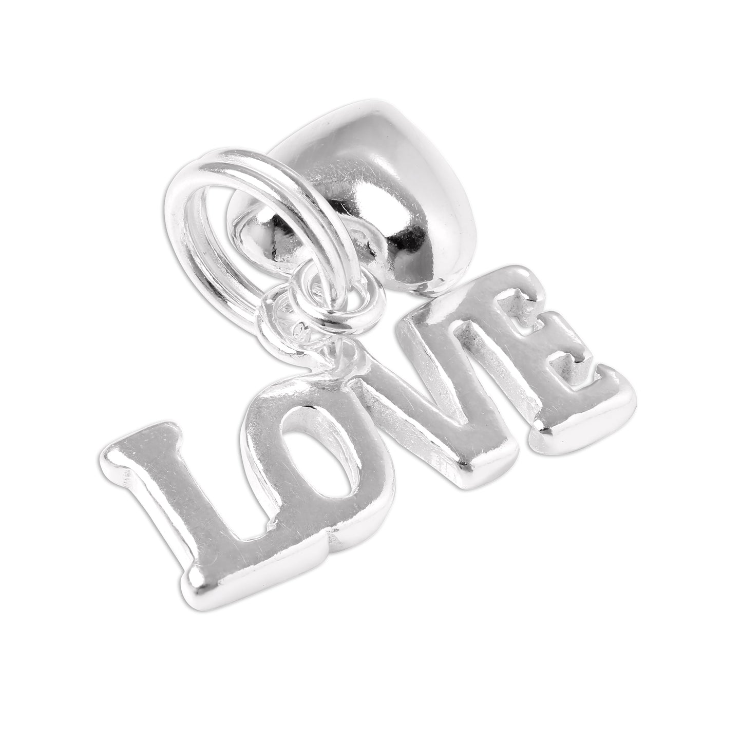 Sterling Silver Love Charm