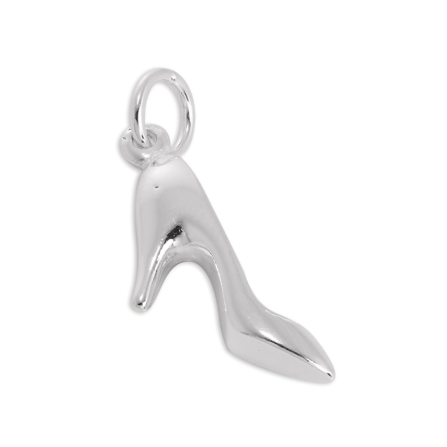 Sterling Silver High Heeled Shoe Charm