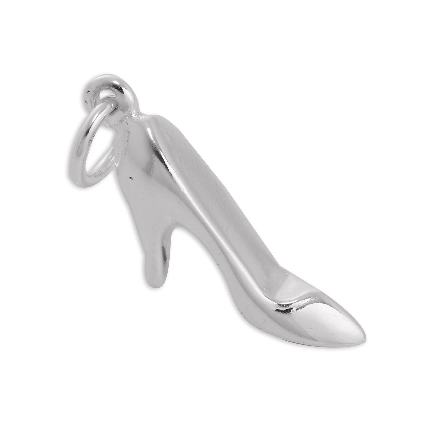 Sterling Silver High Heeled Shoe Charm